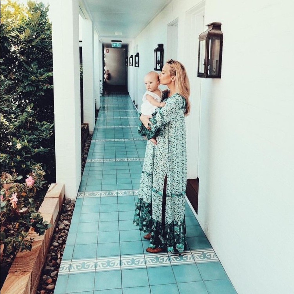 Spell Winona Boho Maxi Dress Ivy Green Floral Spell and The Gypsy Collective